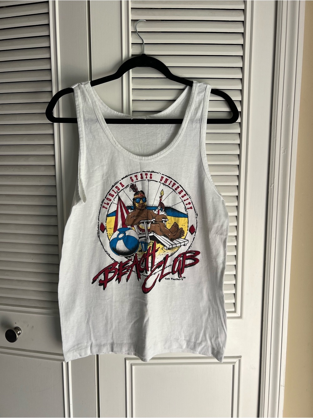 Men’s Florida State University FSU Beach Club Tank Top - Frat, Tailgate, Beach